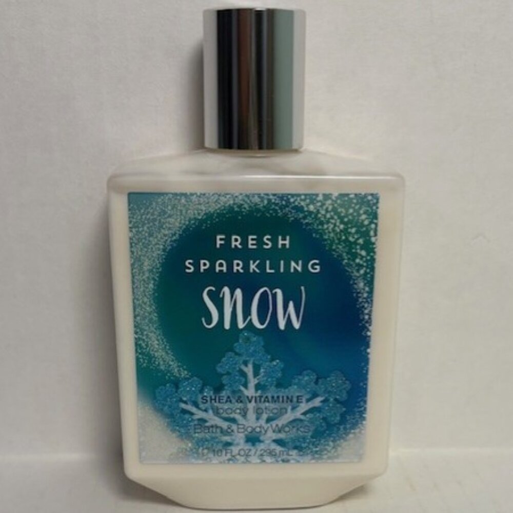 Bath & Body Works Fresh Sparkling Snow Shea & Vitamin E Body Lotion Signature